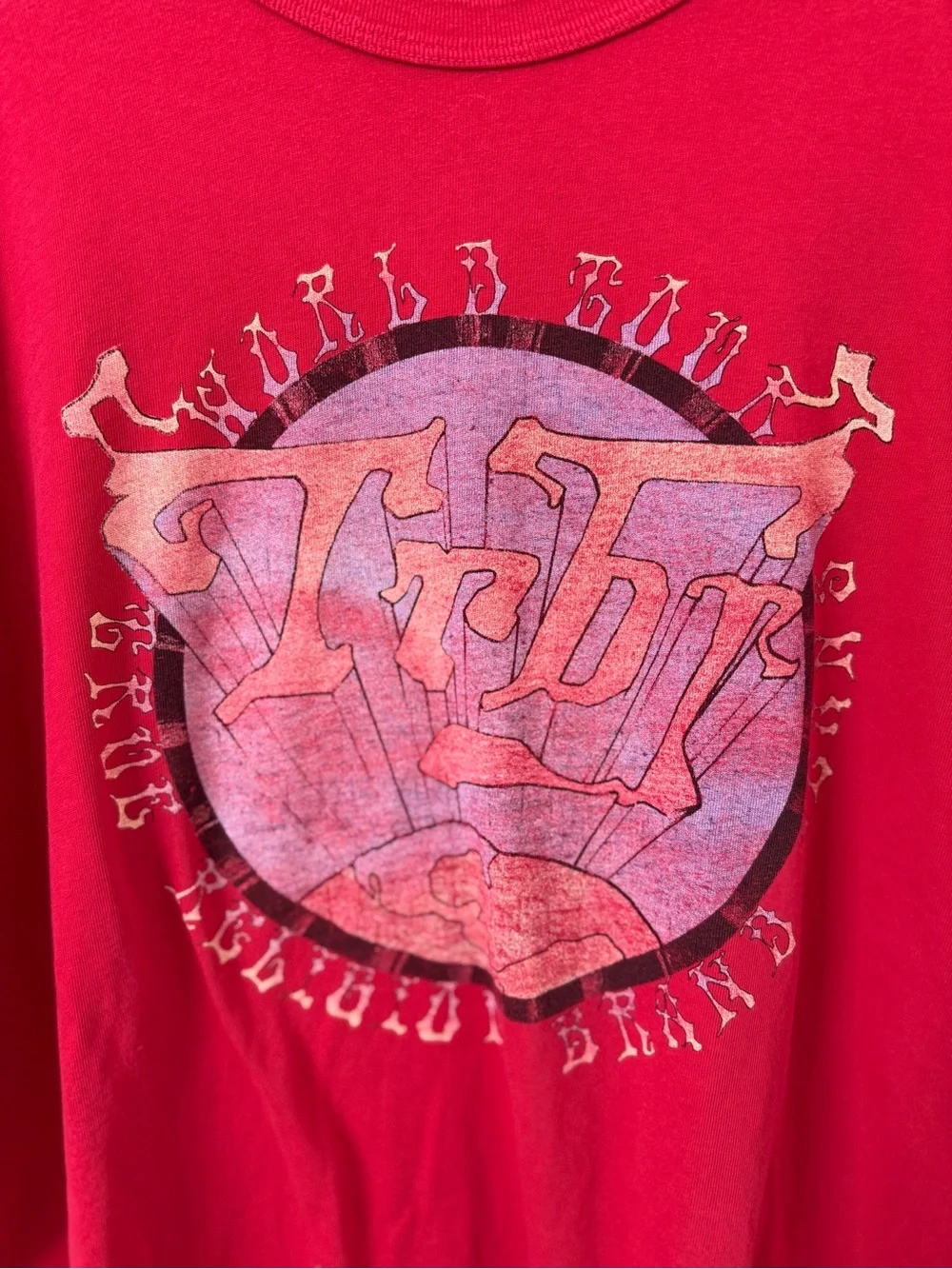 {3X} True Religion Men's Red Graphic Tee